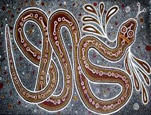 La Serpiente Arco Iris y los chamanes Australianos