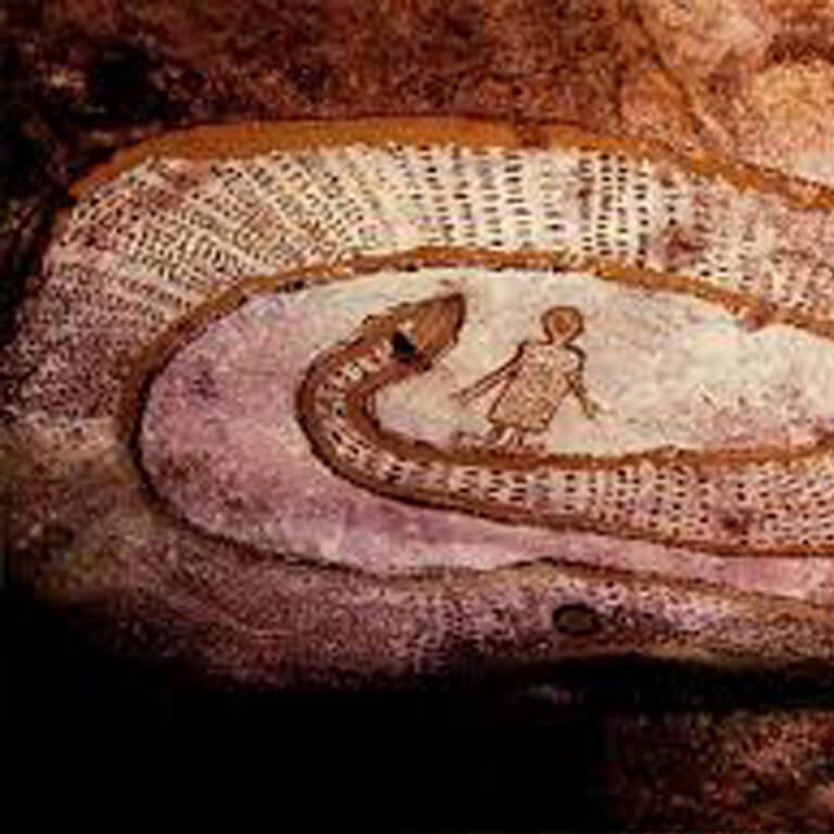 La Serpiente Arco Iris y los chamanes Australianos